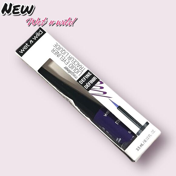 New NIB Wet n Wild Mega Liner Liquid Eyeliner – Electric Purple (874A) - Picture 3 of 8